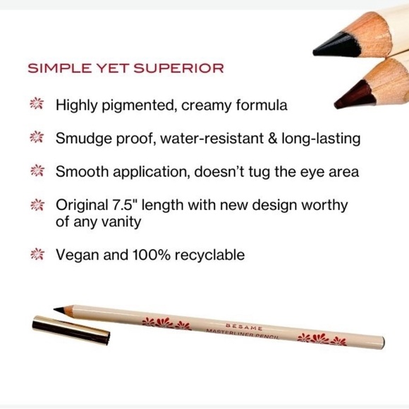 Bésame Cosmetics Masterliner Eyeliner Brown - Picture 4 of 8